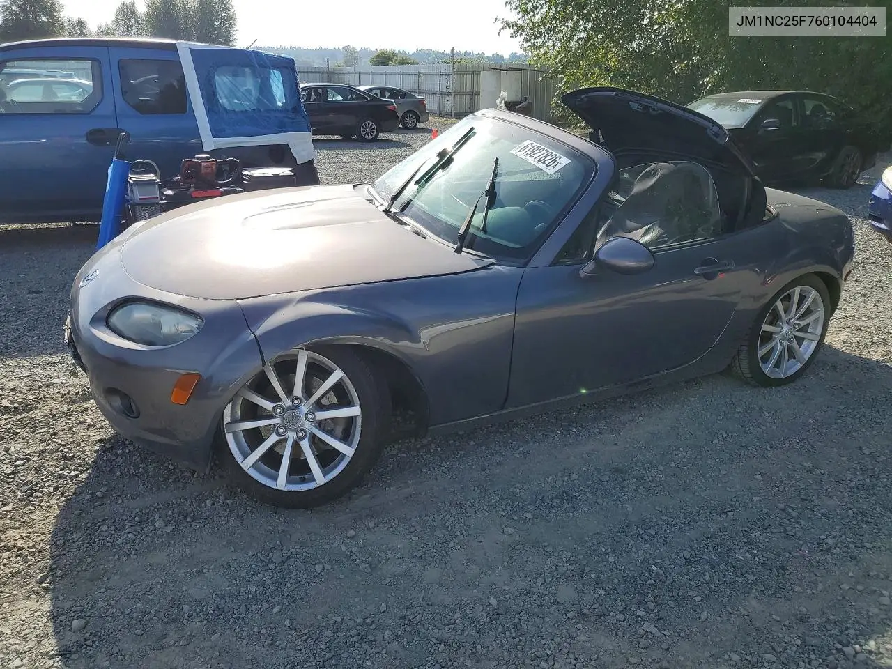 2006 Mazda Mx-5 Miata VIN: JM1NC25F760104404 Lot: 61927826