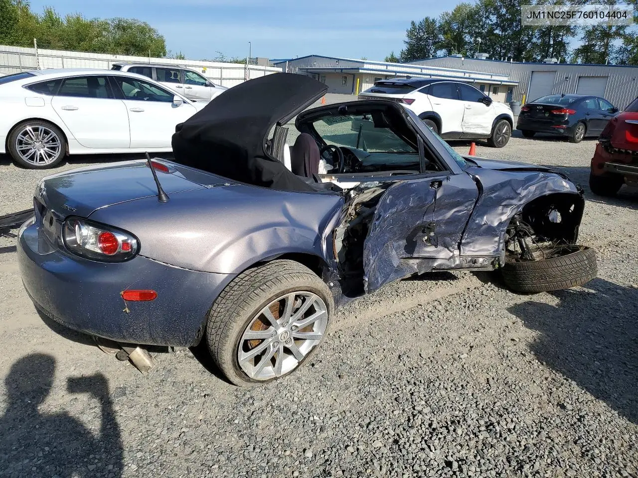 2006 Mazda Mx-5 Miata VIN: JM1NC25F760104404 Lot: 61927826