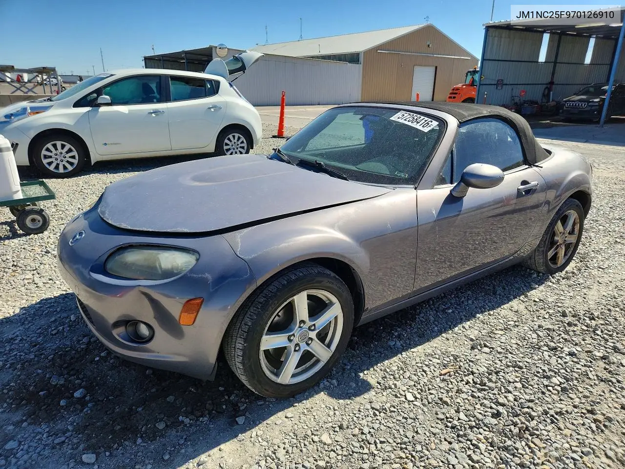 2007 Mazda Mx-5 Miata VIN: JM1NC25F970126910 Lot: 57258416