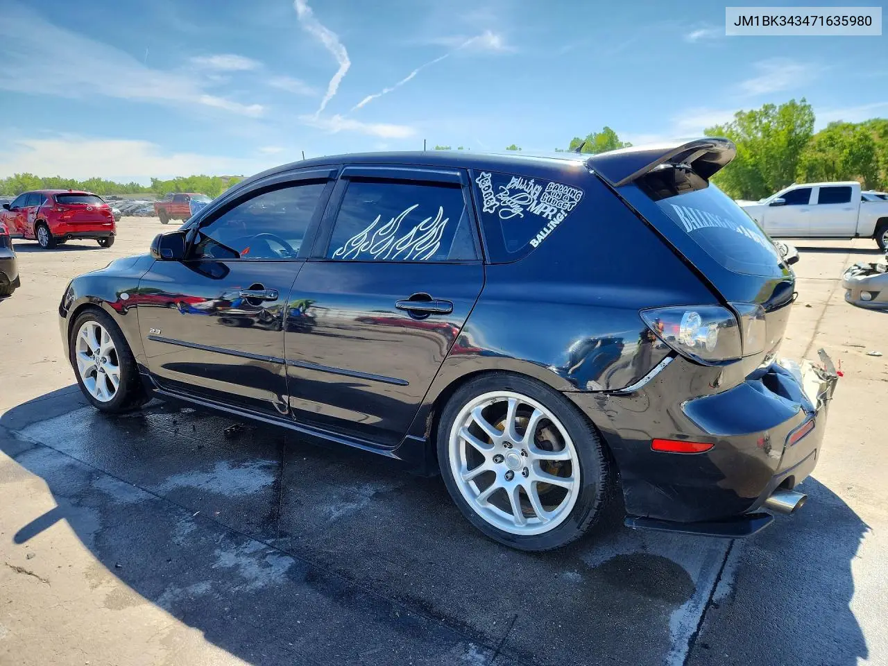 2007 Mazda 3 Hatchback VIN: JM1BK343471635980 Lot: 57541776