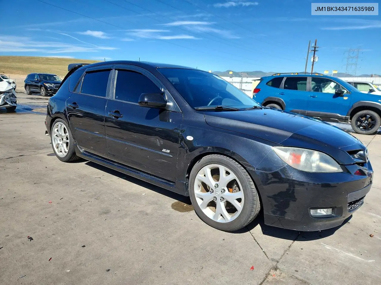 2007 Mazda 3 Hatchback VIN: JM1BK343471635980 Lot: 57541776
