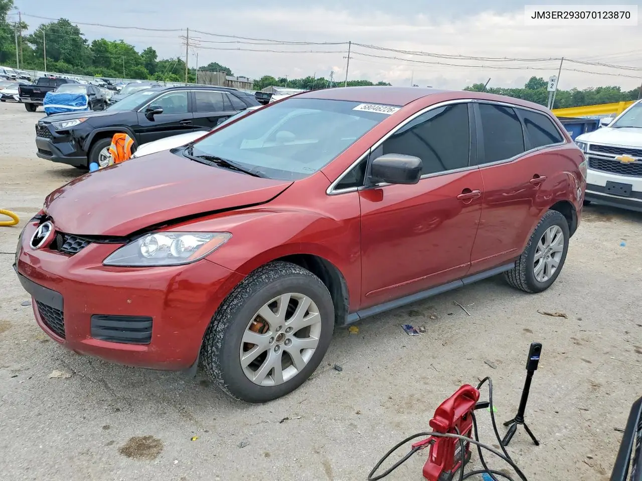 2007 Mazda Cx-7 VIN: JM3ER293070123870 Lot: 58046226