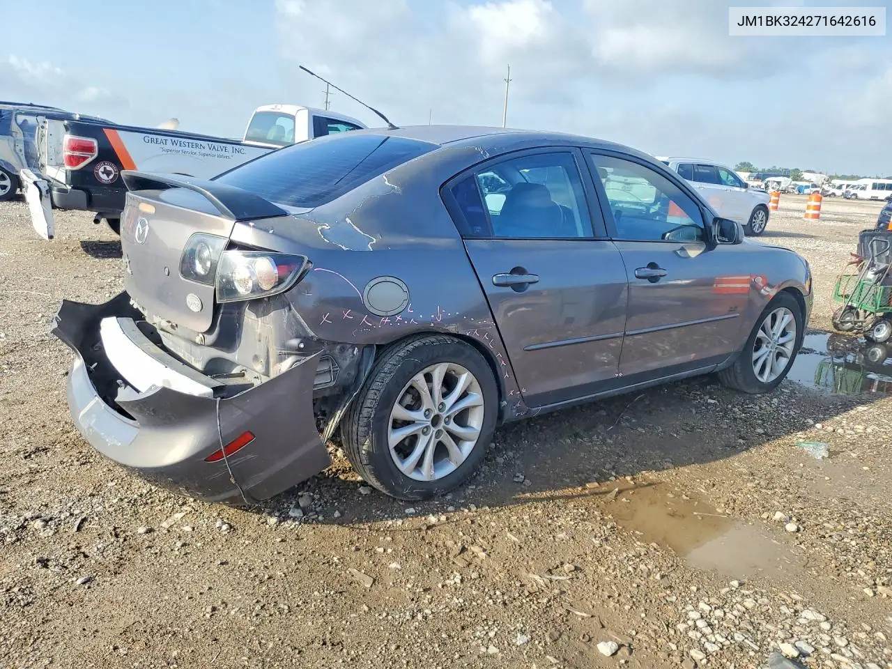 2007 Mazda 3 S VIN: JM1BK324271642616 Lot: 58183486