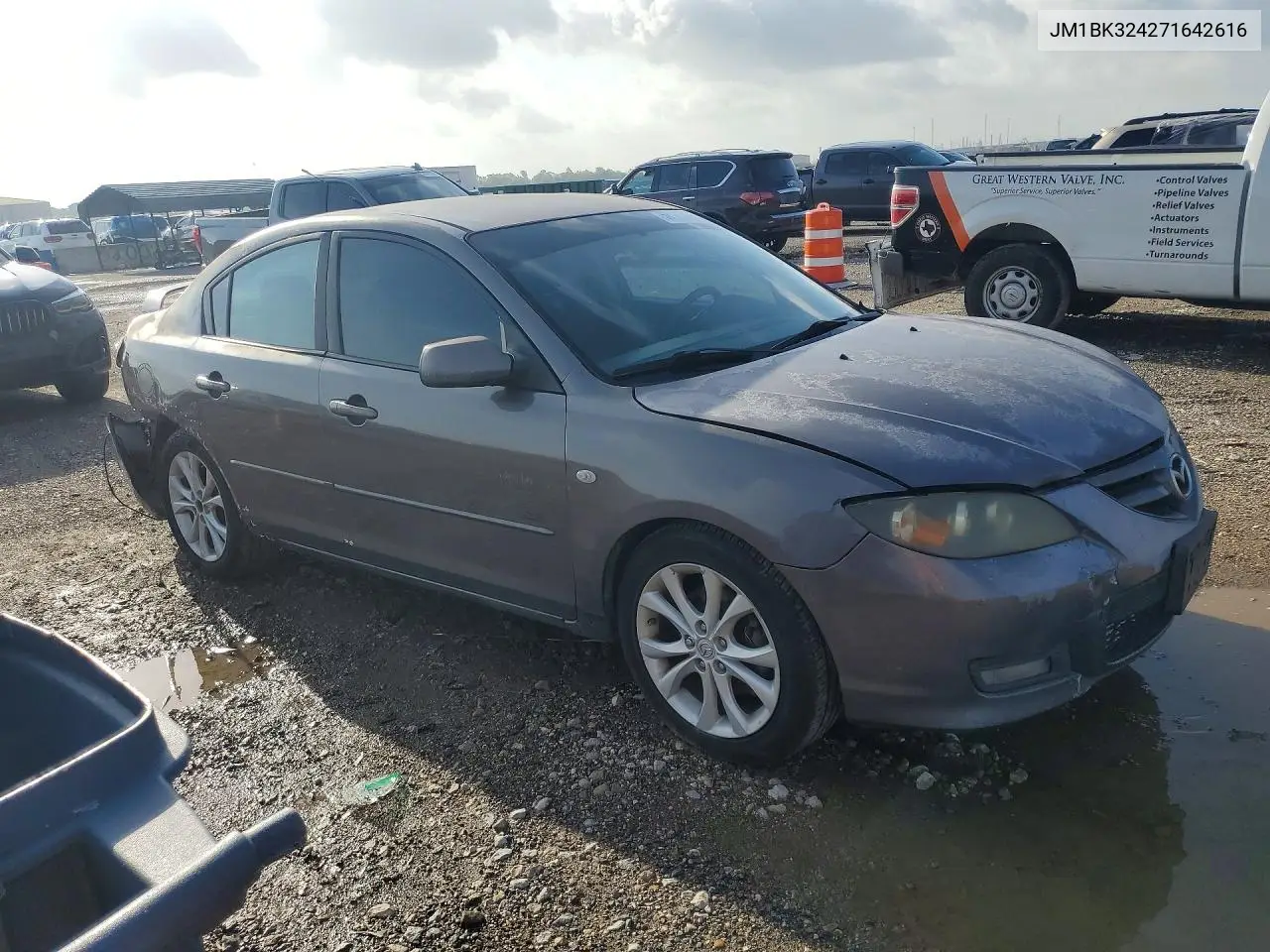 2007 Mazda 3 S VIN: JM1BK324271642616 Lot: 58183486