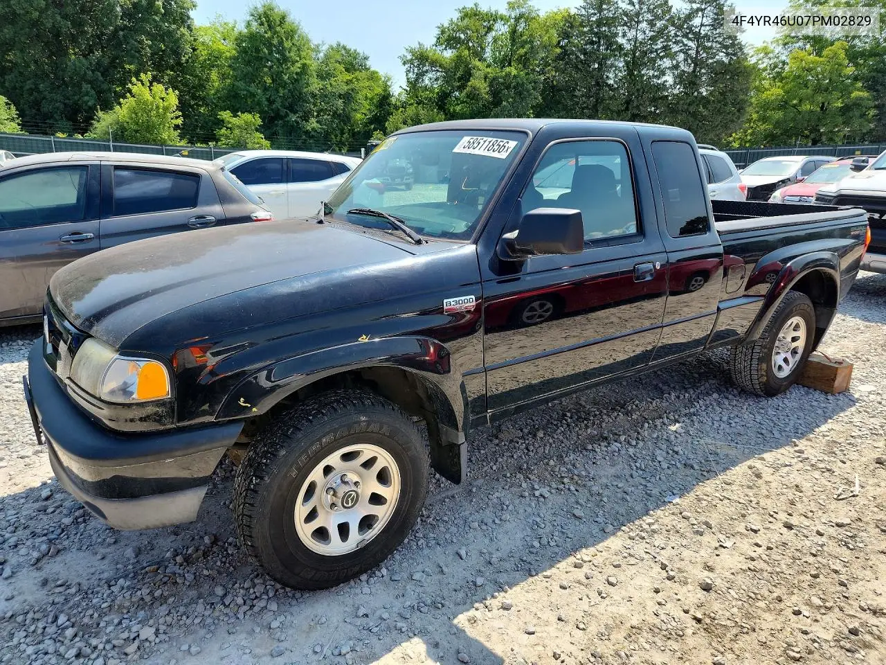 2007 Mazda B3000 Cab Plus VIN: 4F4YR46U07PM02829 Lot: 58511856