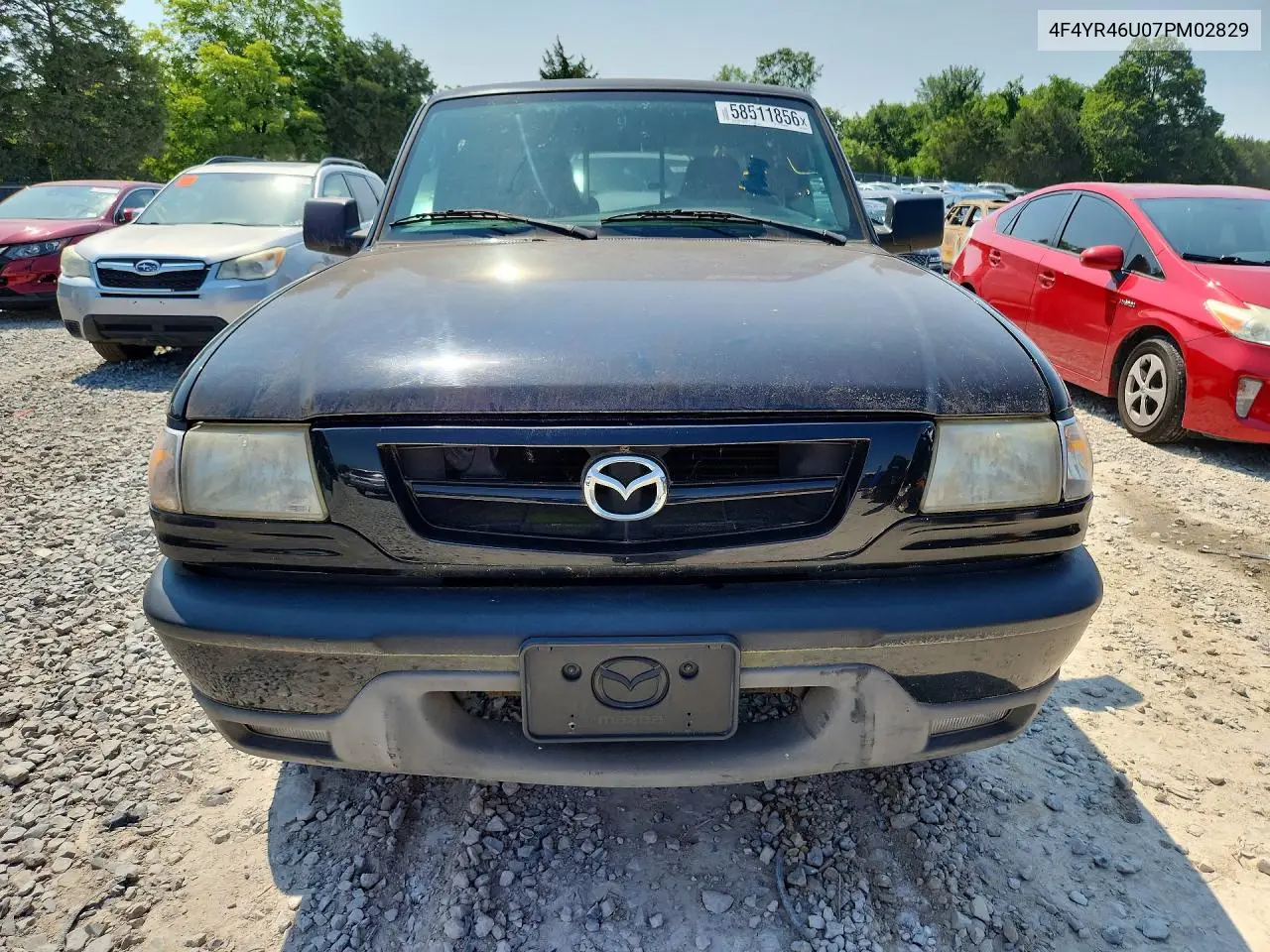 2007 Mazda B3000 Cab Plus VIN: 4F4YR46U07PM02829 Lot: 58511856