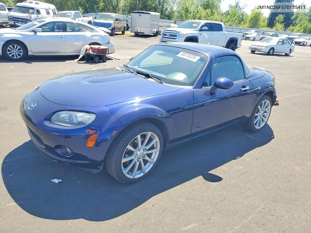 2007 Mazda Mx-5 Miata VIN: JM1NC26F570135411 Lot: 58578226