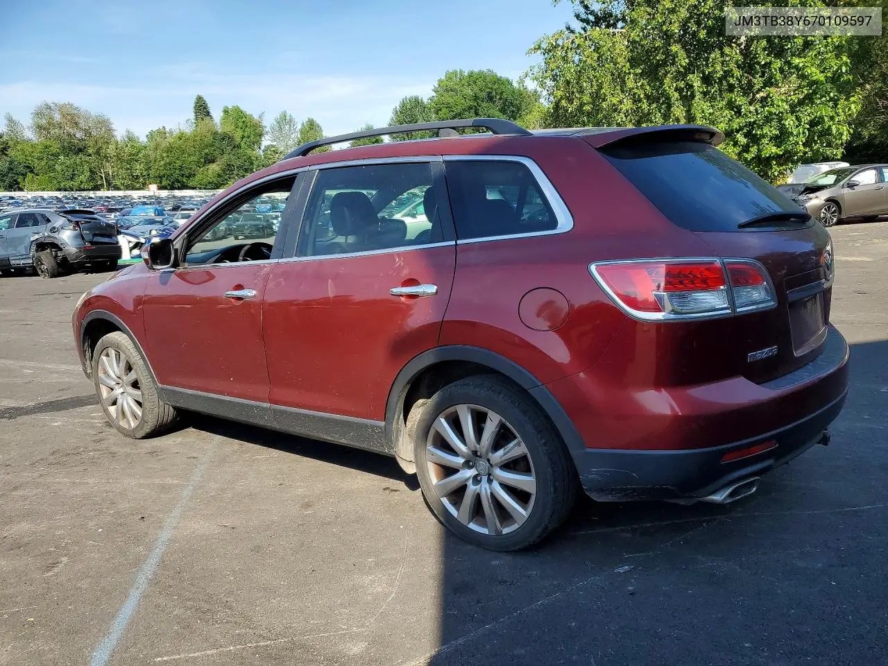 2007 Mazda Cx-9 VIN: JM3TB38Y670109597 Lot: 58772866