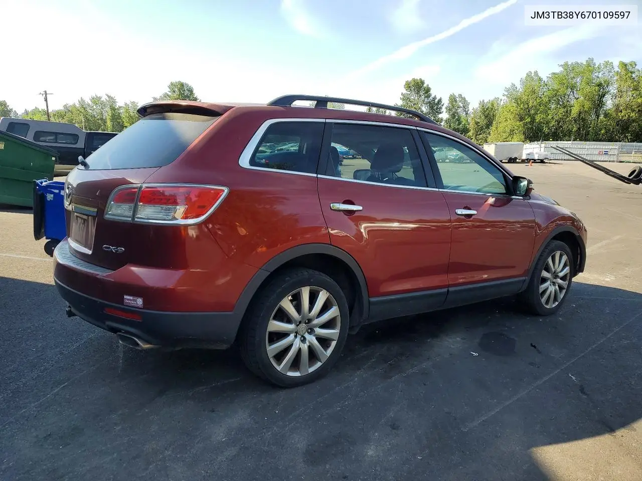2007 Mazda Cx-9 VIN: JM3TB38Y670109597 Lot: 58772866