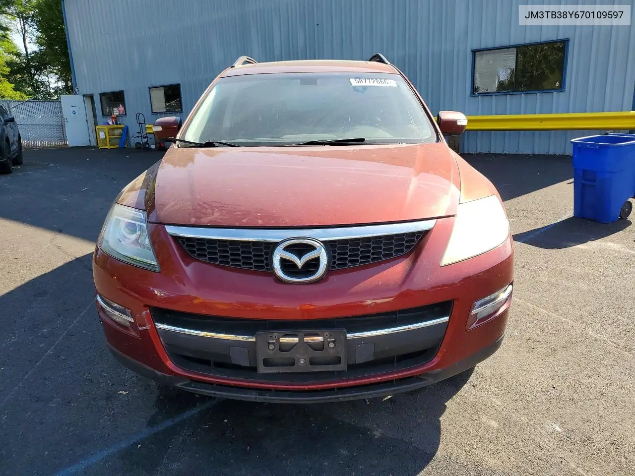 2007 Mazda Cx-9 VIN: JM3TB38Y670109597 Lot: 58772866