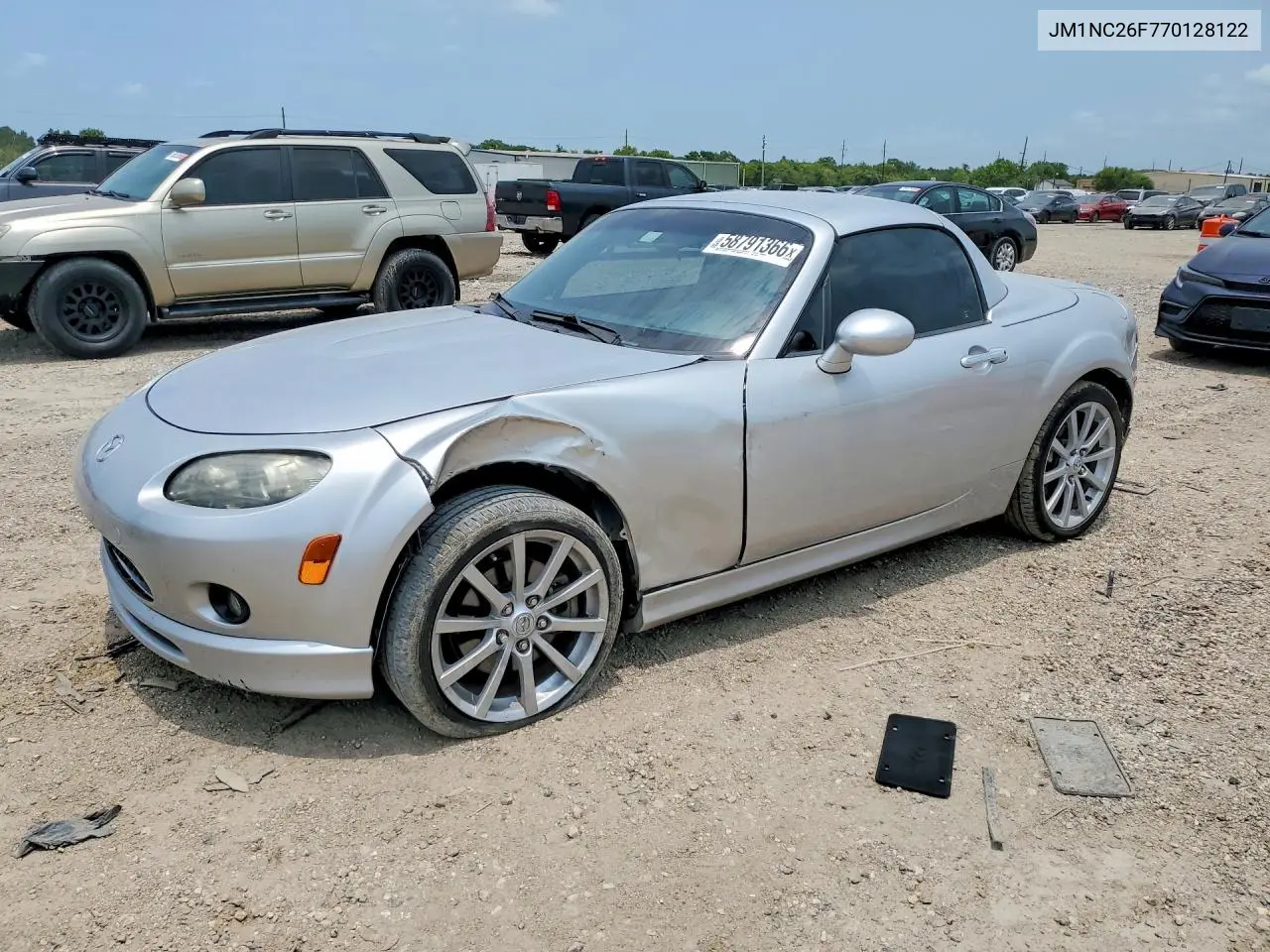 2007 Mazda Mx-5 Miata VIN: JM1NC26F770128122 Lot: 58791366