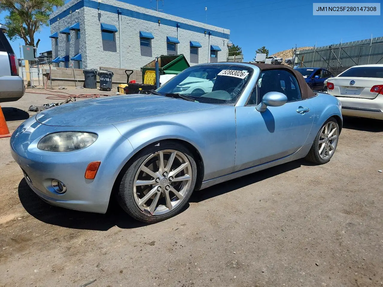 2008 Mazda Mx-5 Miata VIN: JM1NC25F280147308 Lot: 52883026