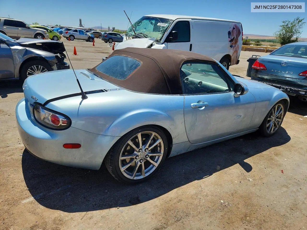 2008 Mazda Mx-5 Miata VIN: JM1NC25F280147308 Lot: 52883026