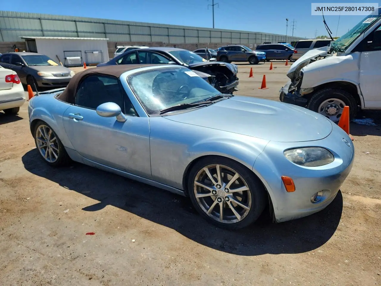 2008 Mazda Mx-5 Miata VIN: JM1NC25F280147308 Lot: 52883026
