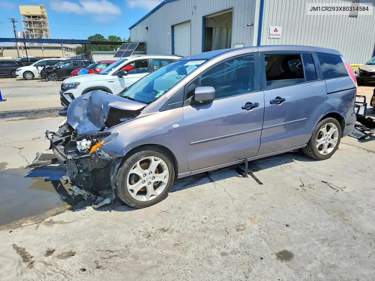 2008 Mazda 5 VIN: JM1CR293X80314584 Lot: 53191626