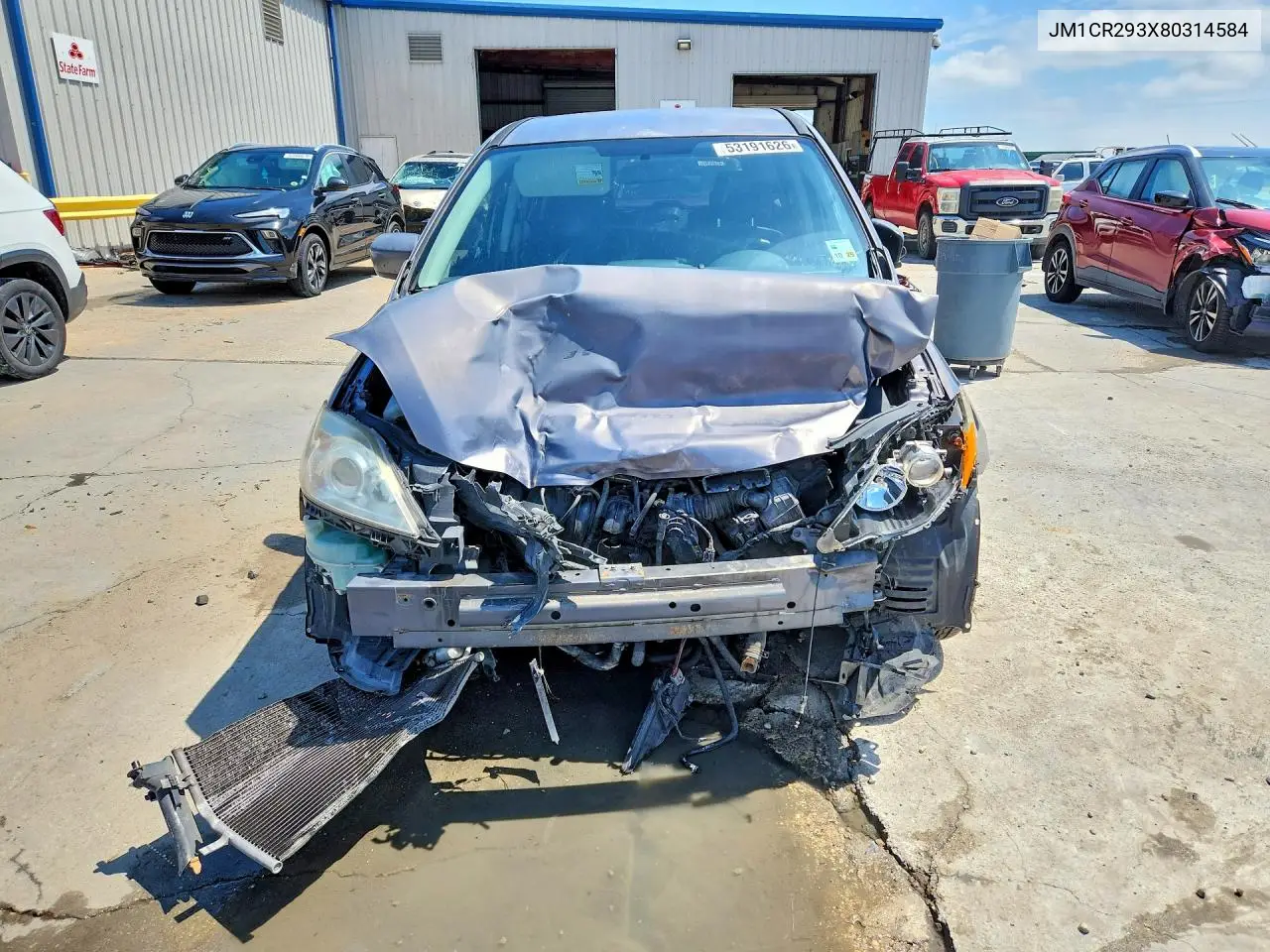 2008 Mazda 5 VIN: JM1CR293X80314584 Lot: 53191626