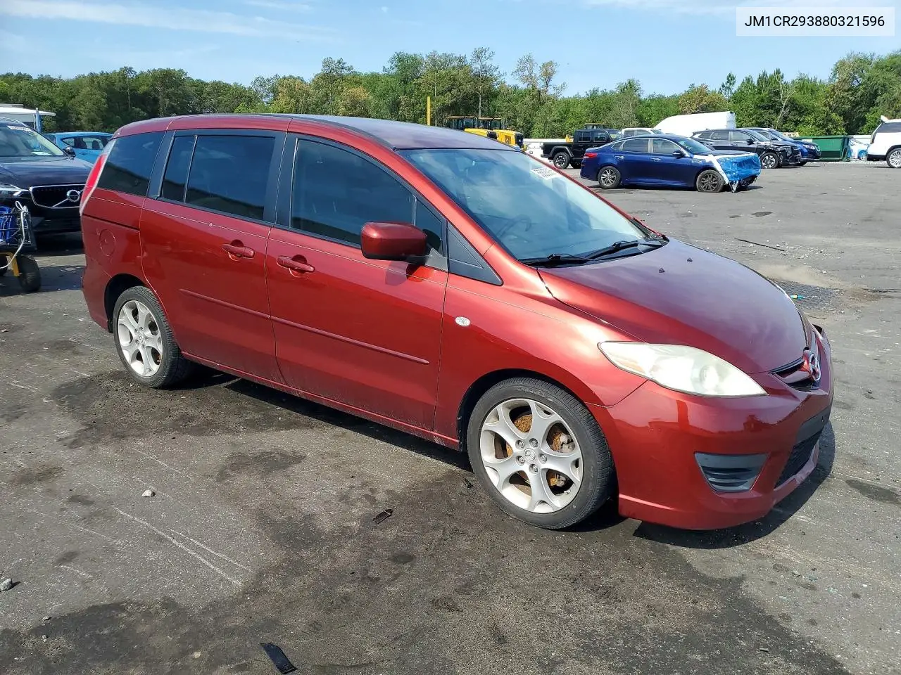2008 Mazda 5 VIN: JM1CR293880321596 Lot: 55820936