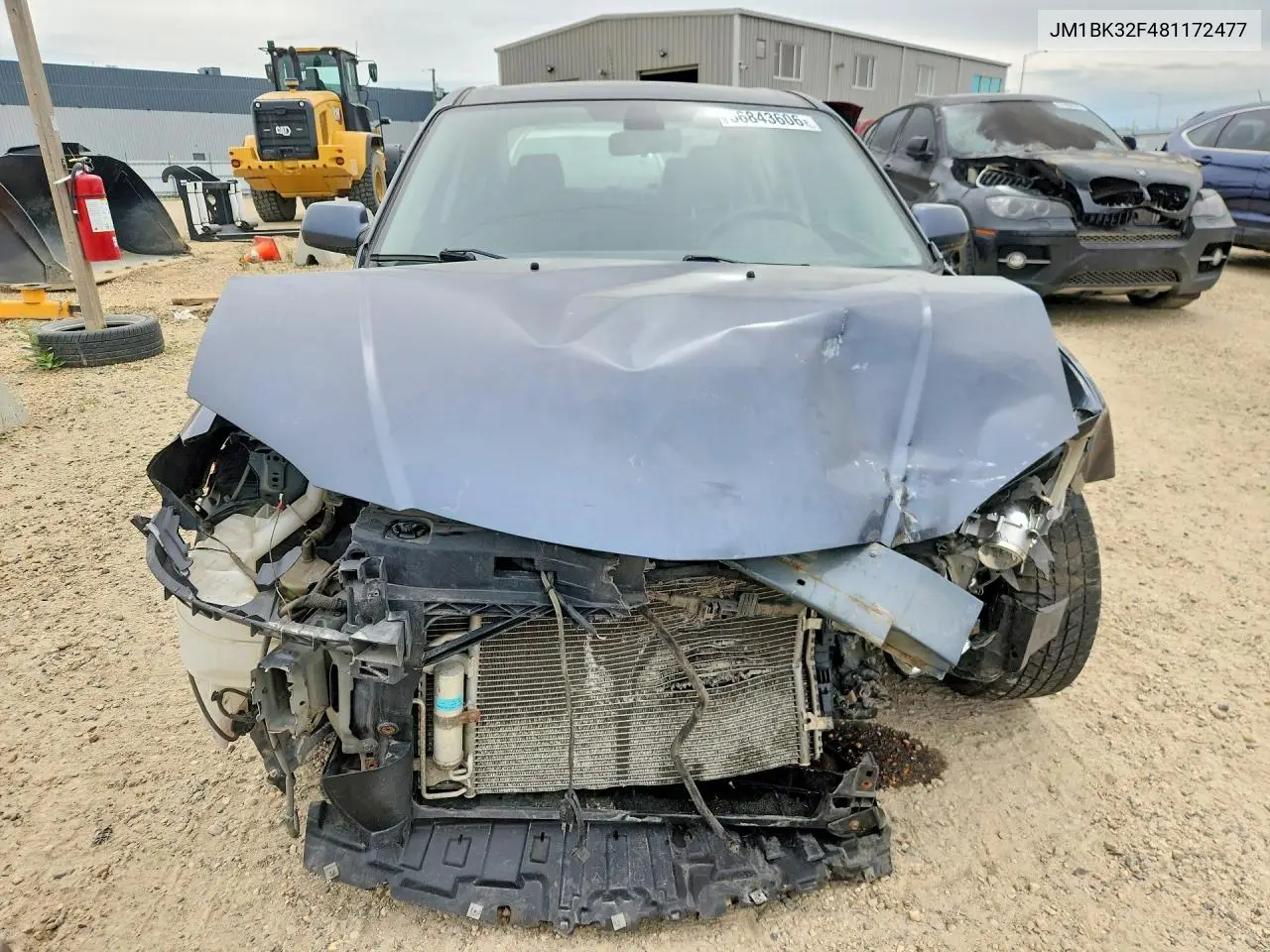 2008 Mazda 3 I VIN: JM1BK32F481172477 Lot: 56843606