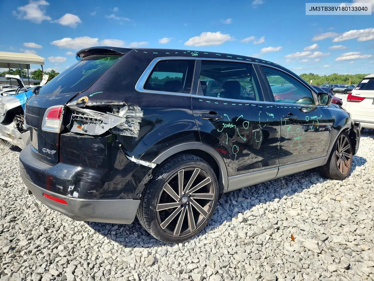 2008 Mazda Cx-9 VIN: JM3TB38V180133040 Lot: 58047746