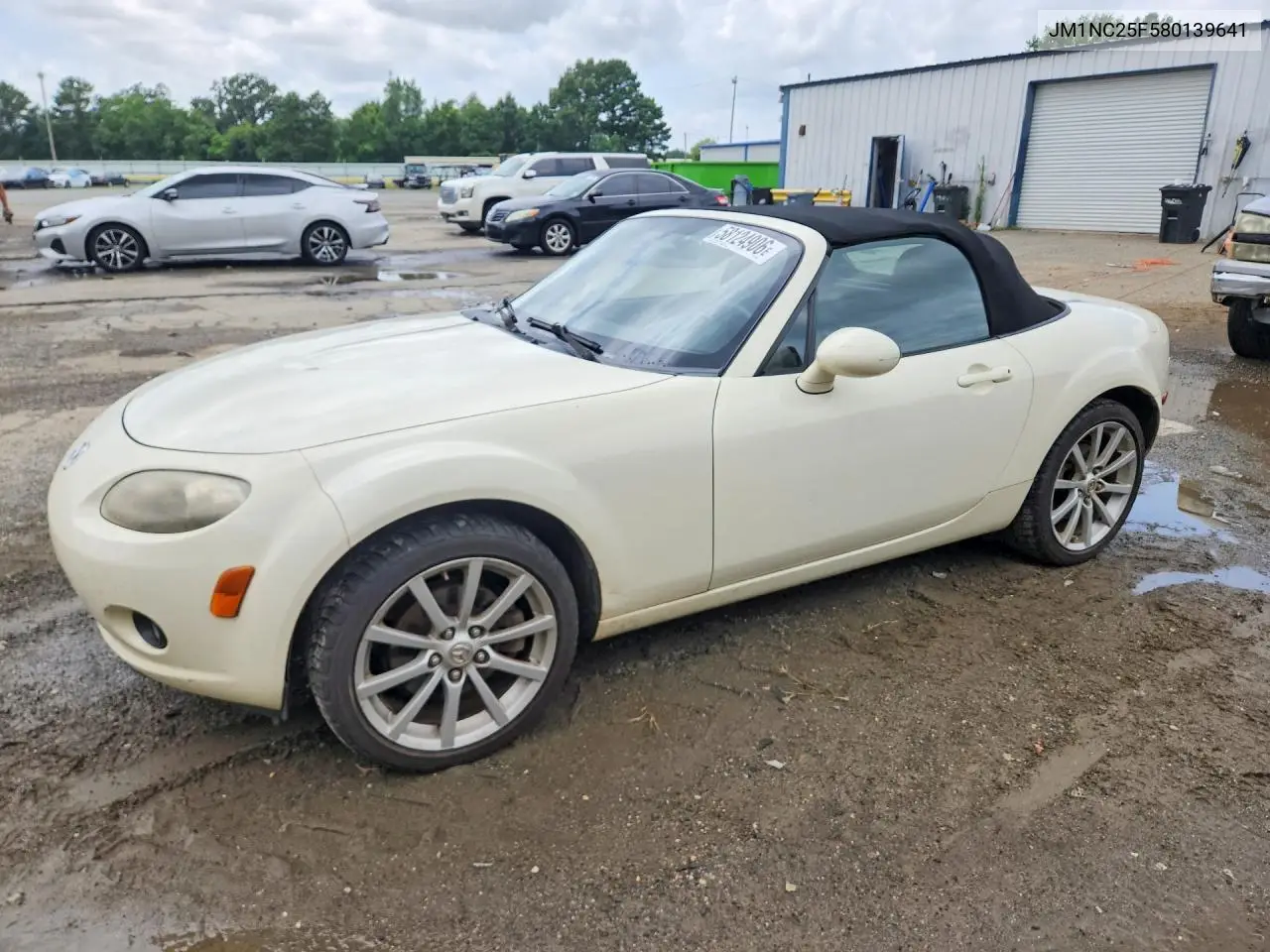 2008 Mazda Mx-5 Miata VIN: JM1NC25F580139641 Lot: 58124906