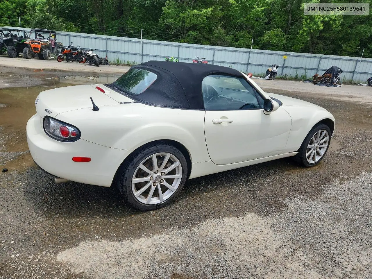 2008 Mazda Mx-5 Miata VIN: JM1NC25F580139641 Lot: 58124906