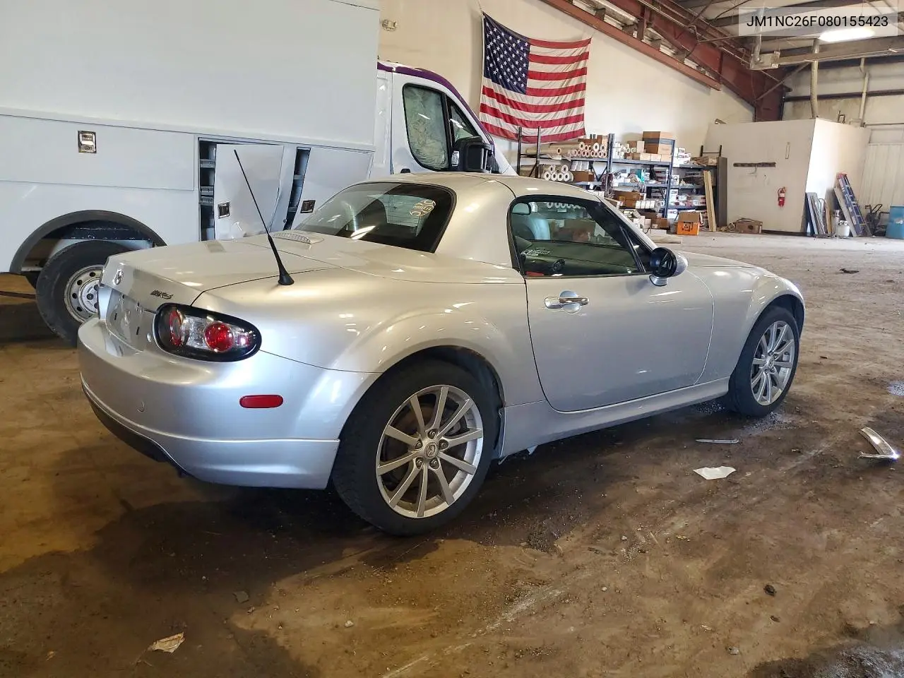 2008 Mazda Mx-5 Miata VIN: JM1NC26F080155423 Lot: 59395286