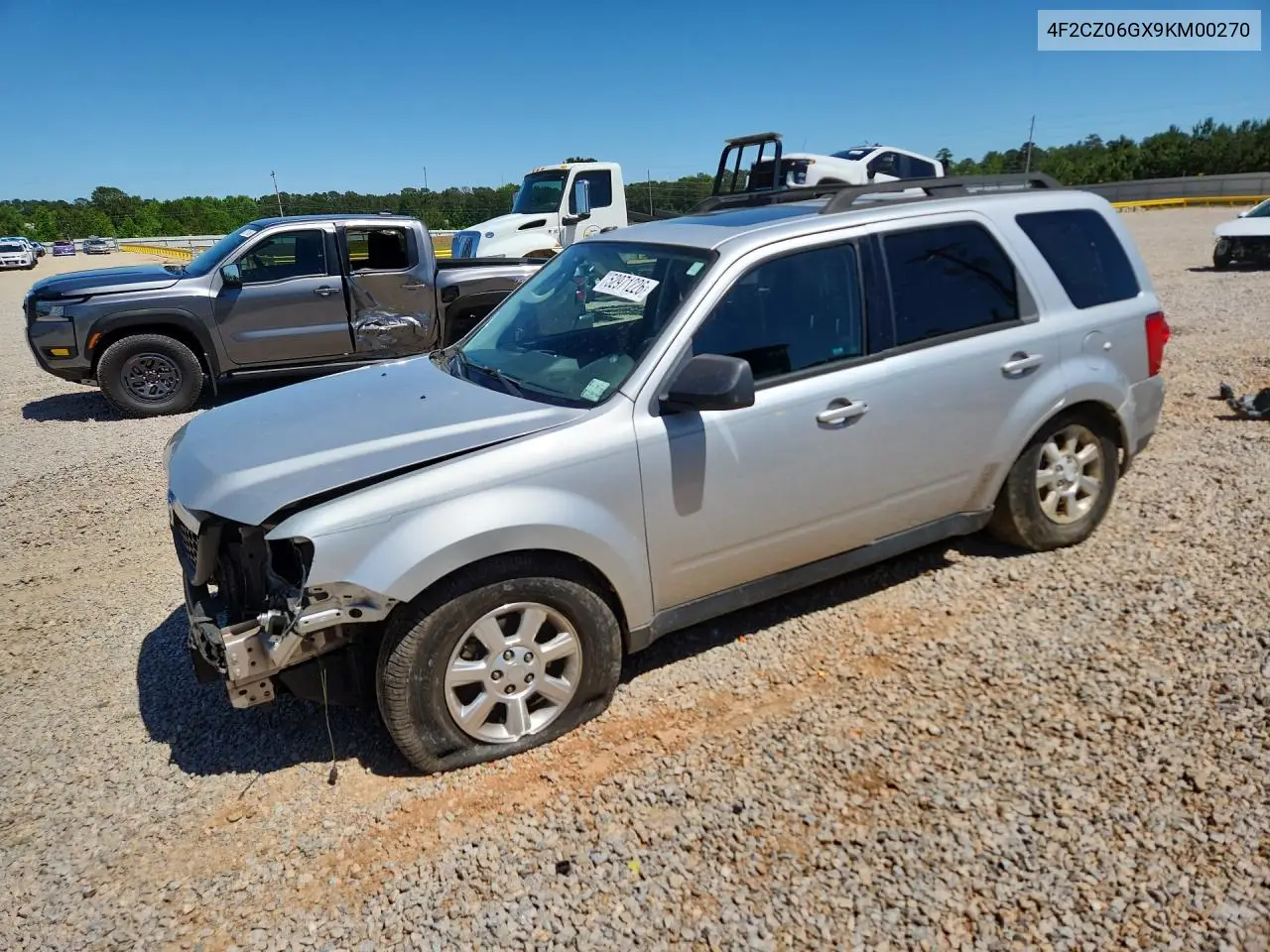 2009 Mazda Tribute S VIN: 4F2CZ06GX9KM00270 Lot: 52971226