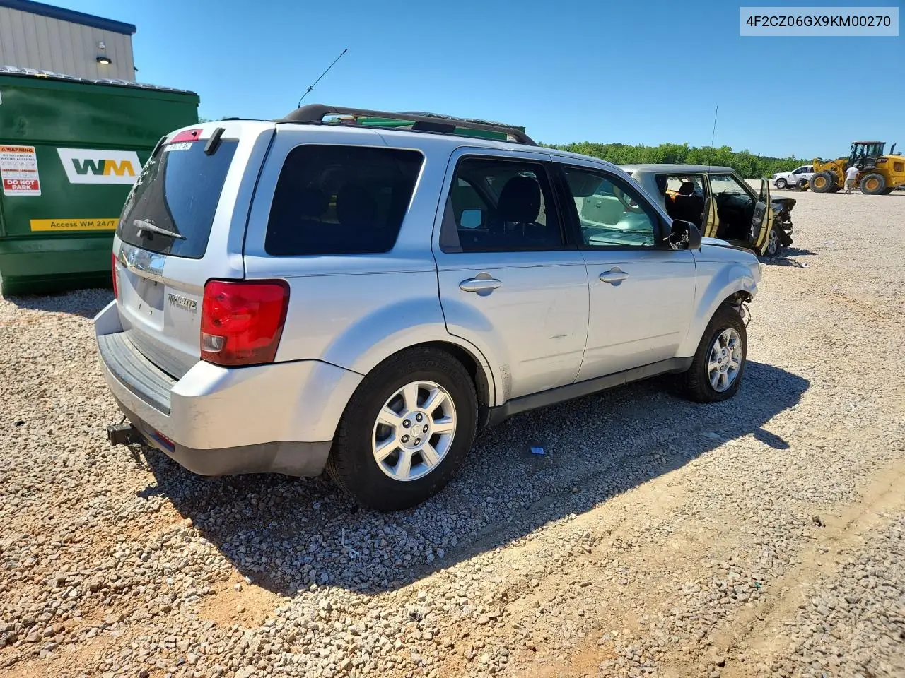 2009 Mazda Tribute S VIN: 4F2CZ06GX9KM00270 Lot: 52971226
