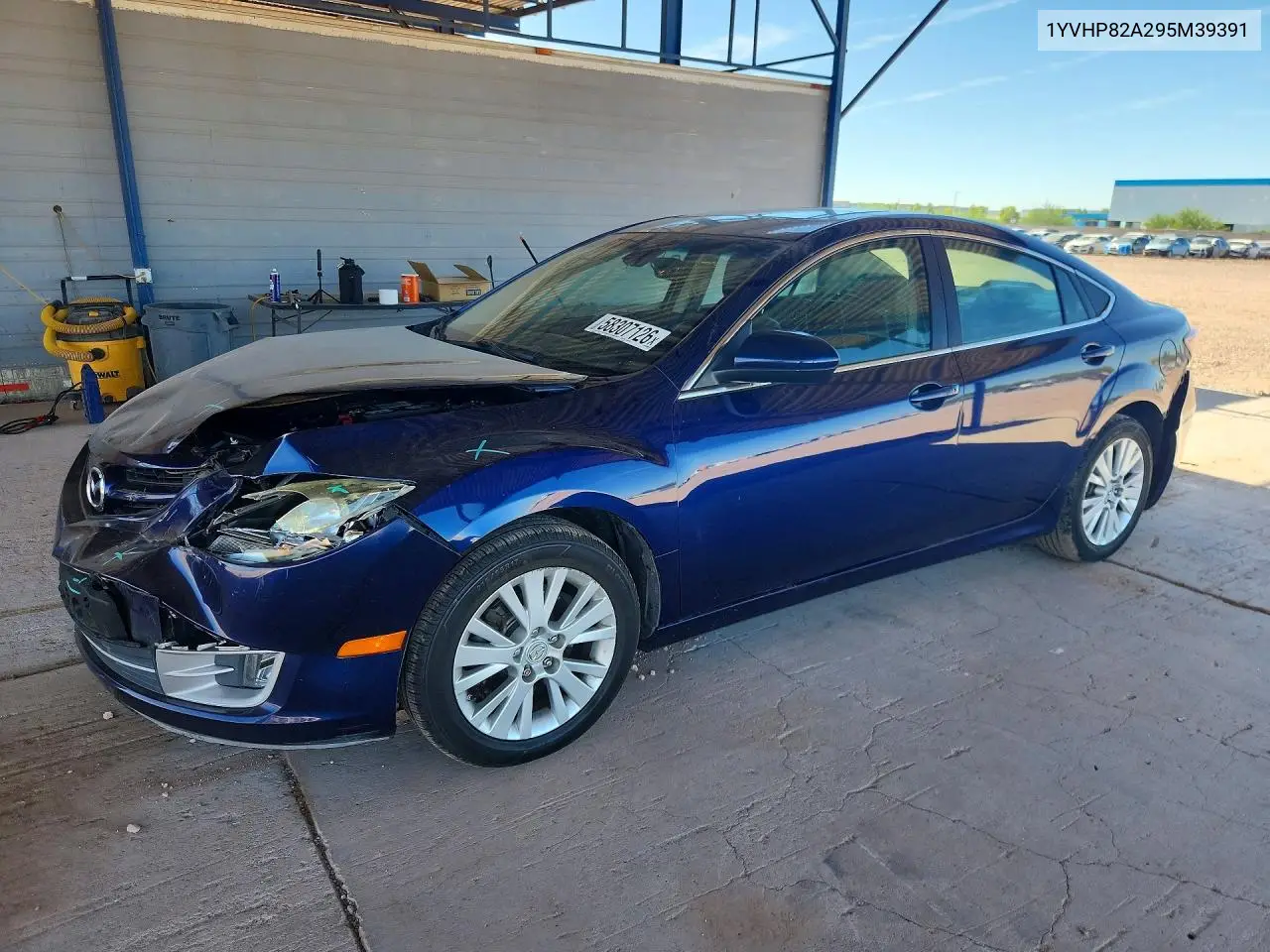 2009 Mazda 6 I VIN: 1YVHP82A295M39391 Lot: 58307126
