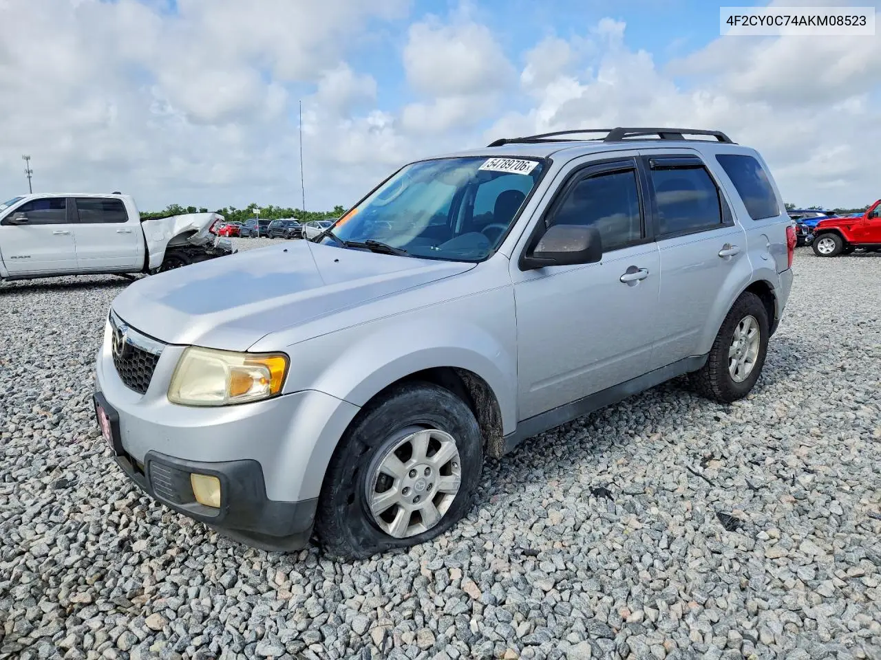 2010 Mazda Tribute I VIN: 4F2CY0C74AKM08523 Lot: 54789706
