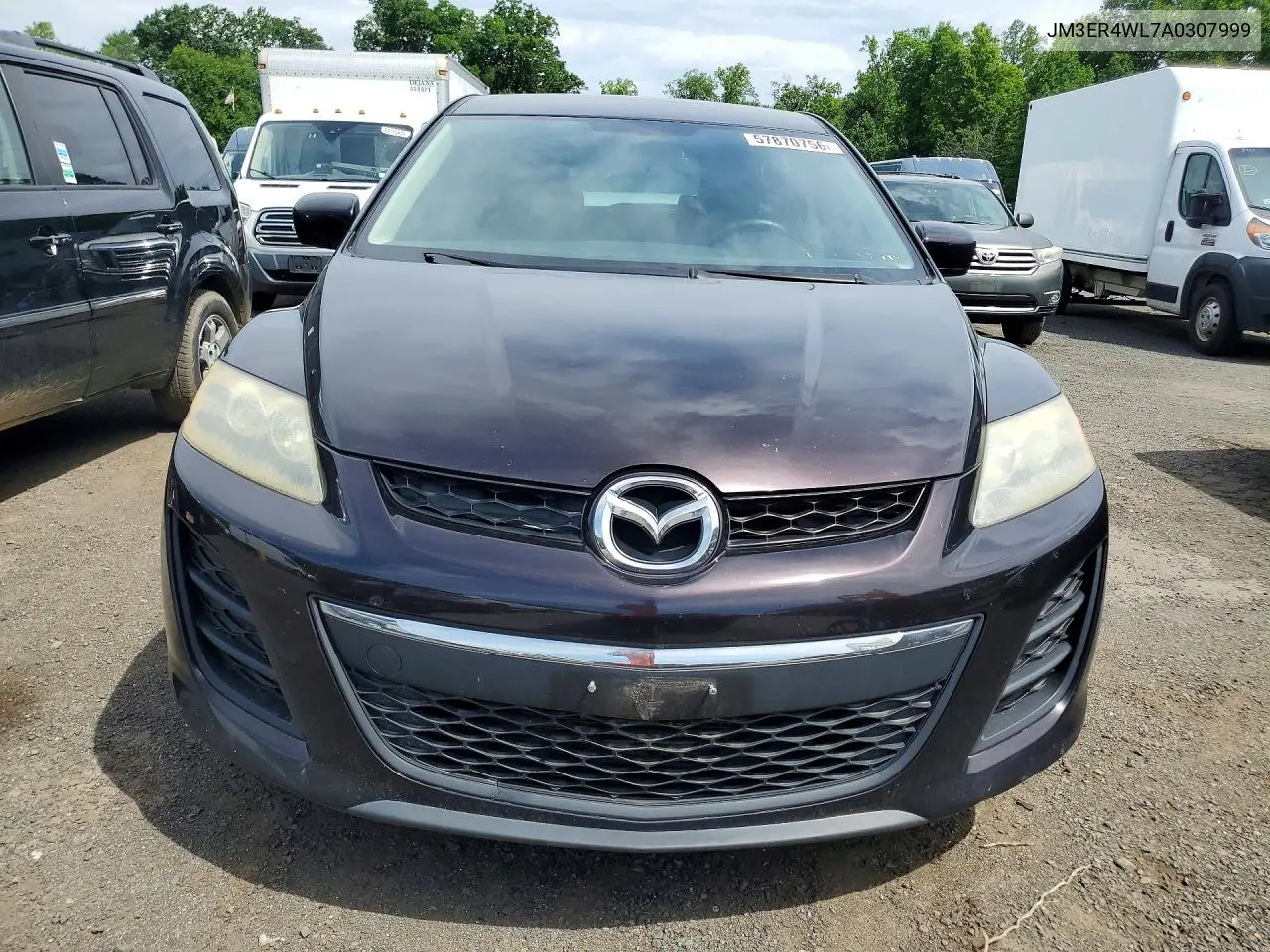 2010 Mazda Cx-7 VIN: JM3ER4WL7A0307999 Lot: 57870756
