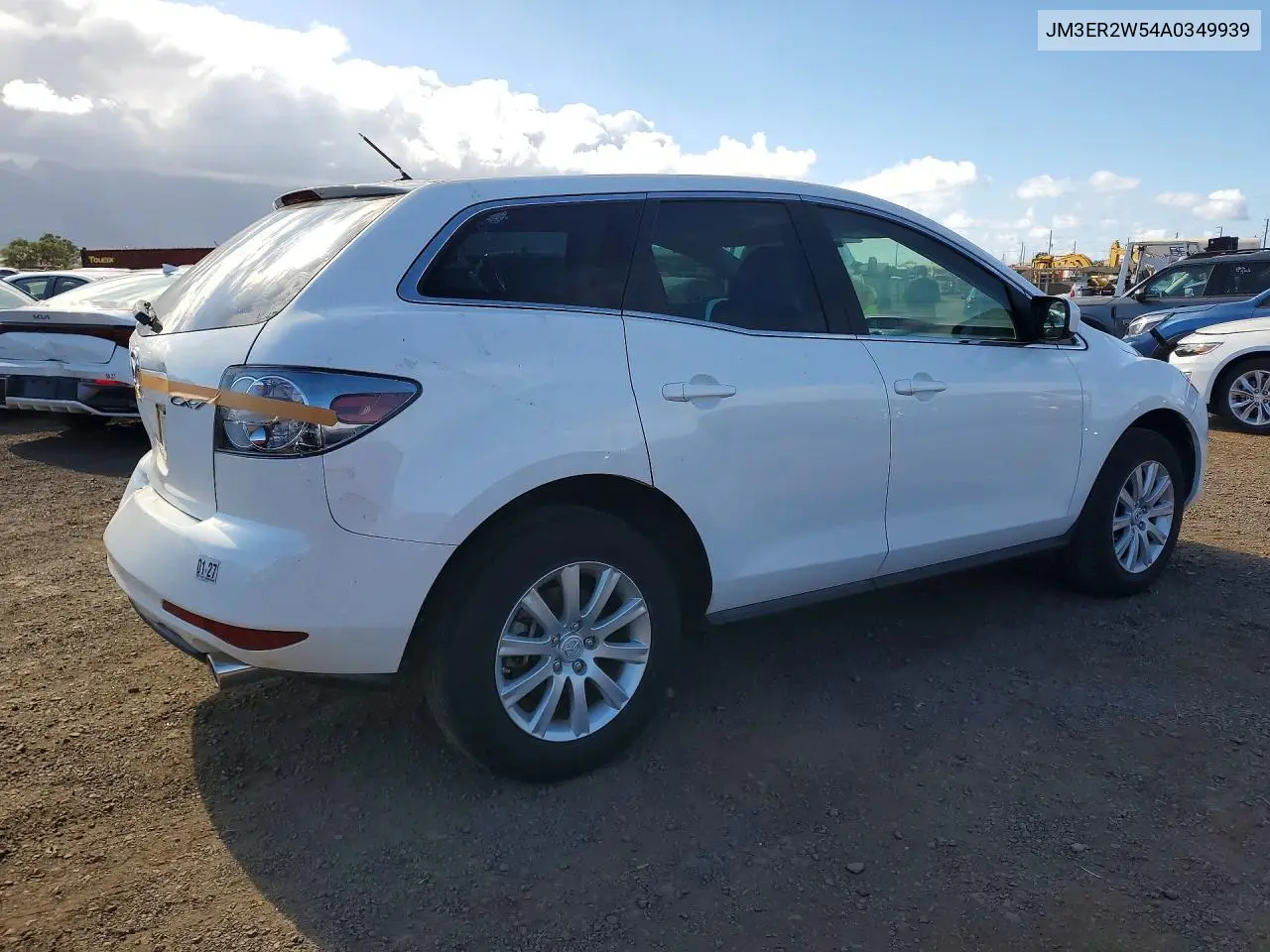 2010 Mazda Cx-7 VIN: JM3ER2W54A0349939 Lot: 57961366