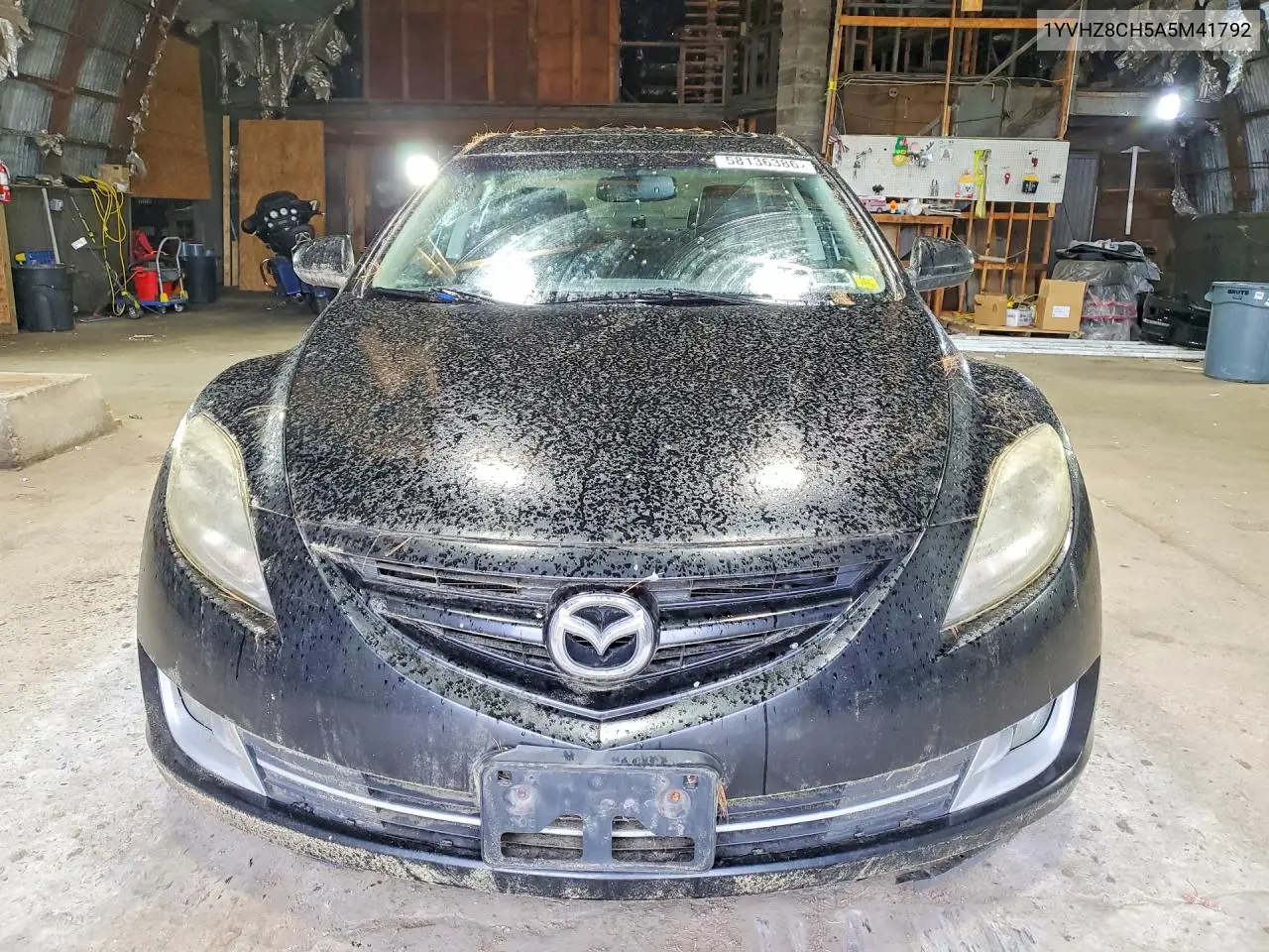 2010 Mazda 6 I VIN: 1YVHZ8CH5A5M41792 Lot: 58136386