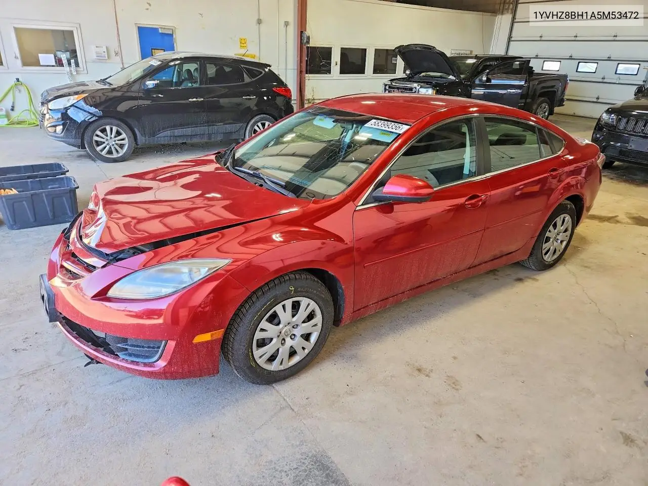 2010 Mazda 6 I VIN: 1YVHZ8BH1A5M53472 Lot: 58399356