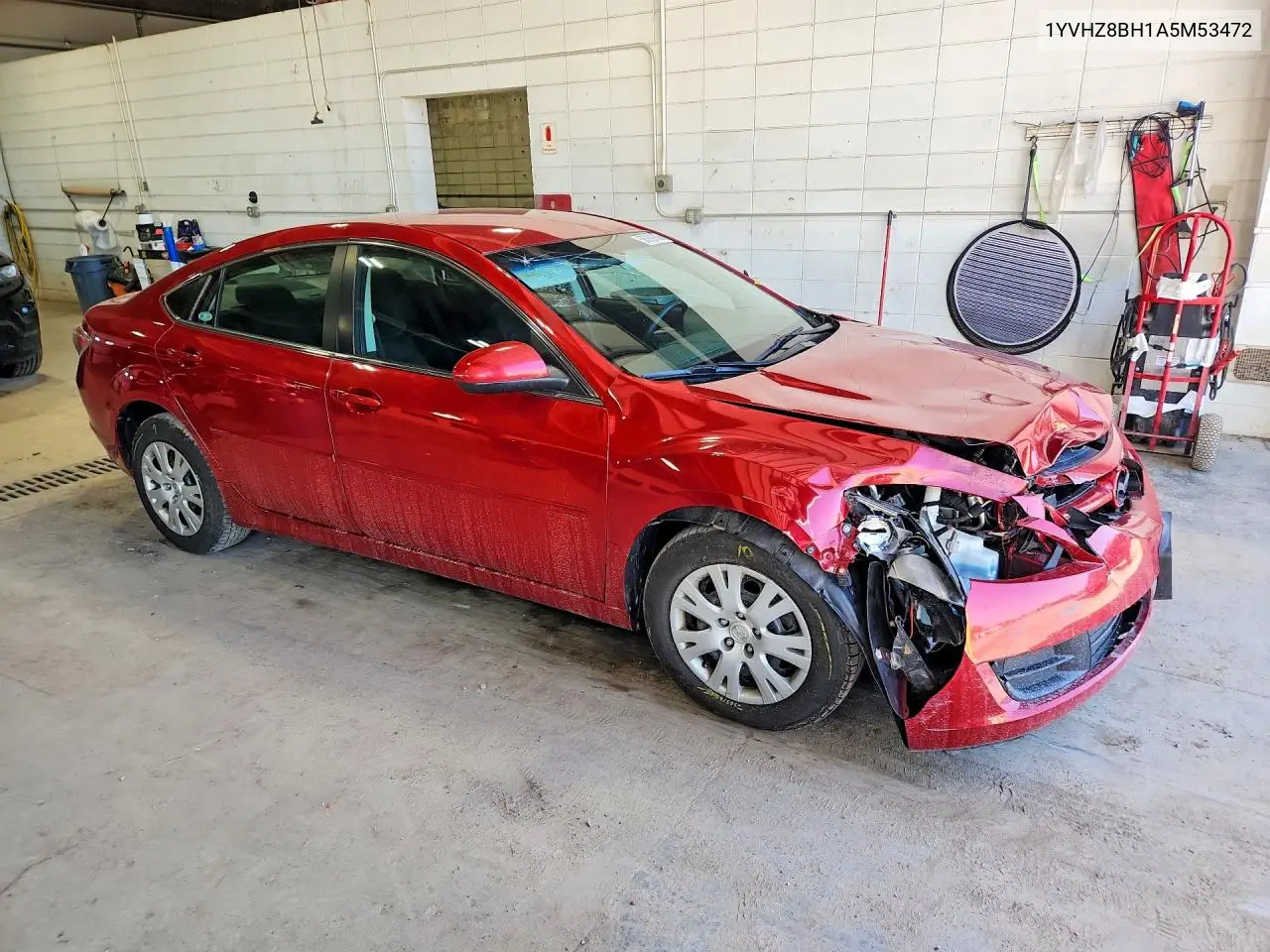 2010 Mazda 6 I VIN: 1YVHZ8BH1A5M53472 Lot: 58399356