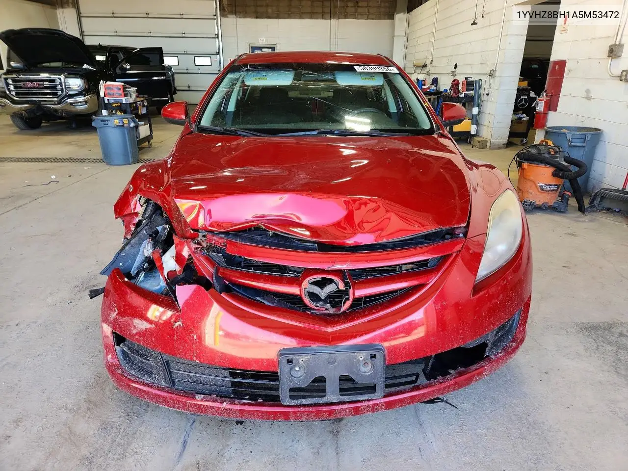 2010 Mazda 6 I VIN: 1YVHZ8BH1A5M53472 Lot: 58399356