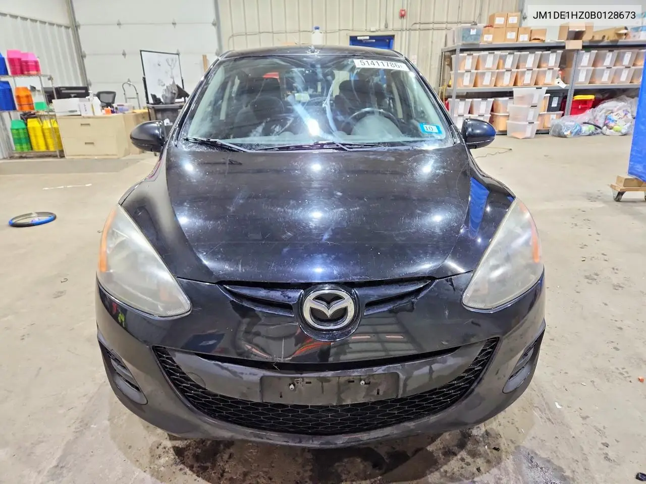 2011 Mazda Mazda2 VIN: JM1DE1HZ0B0128673 Lot: 51411786