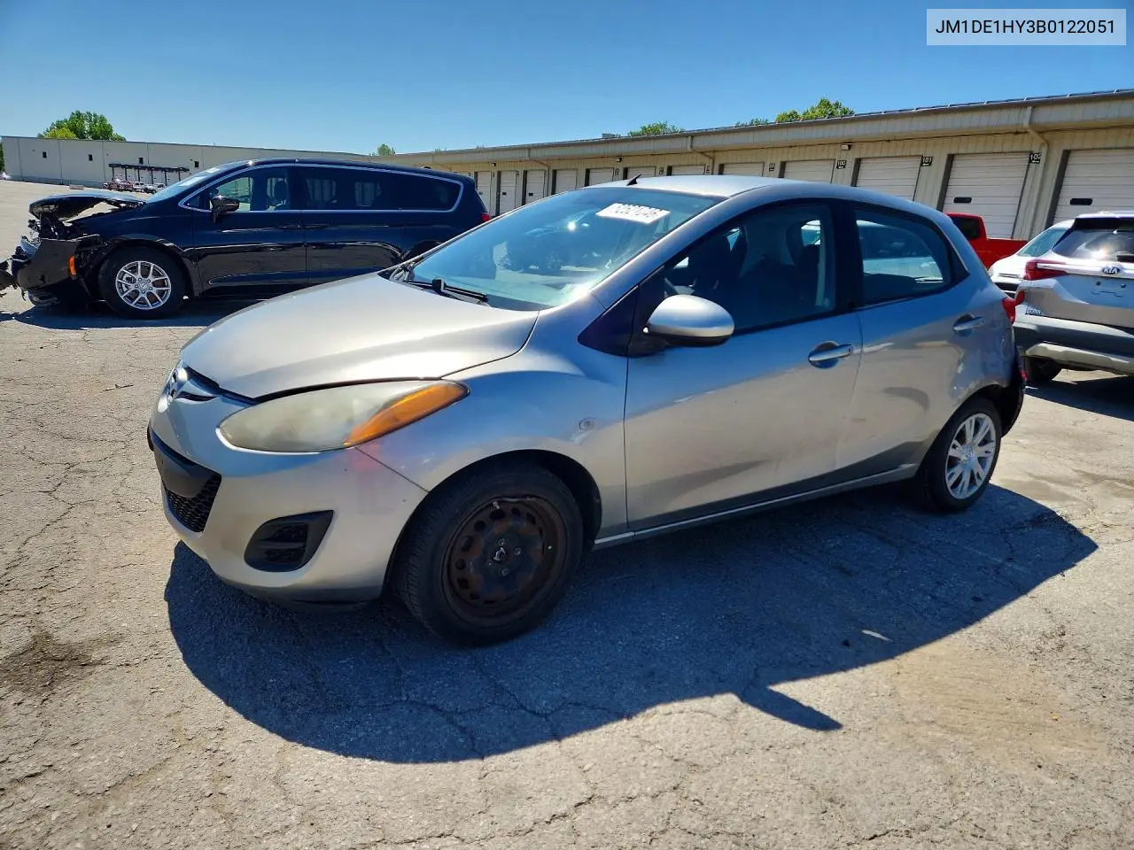 2011 Mazda Mazda 2 VIN: JM1DE1HY3B0122051 Lot: 52521646