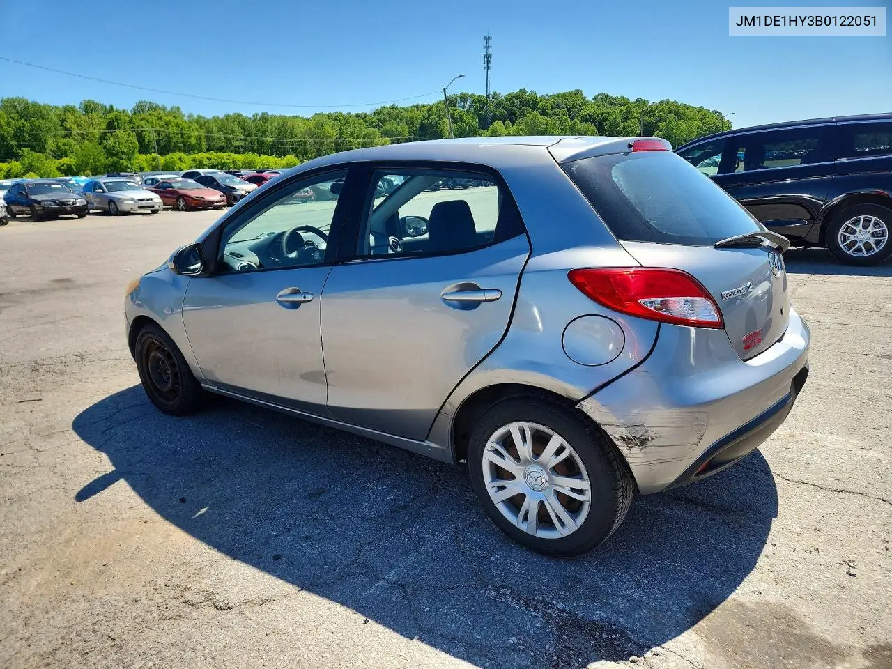 2011 Mazda Mazda 2 VIN: JM1DE1HY3B0122051 Lot: 52521646