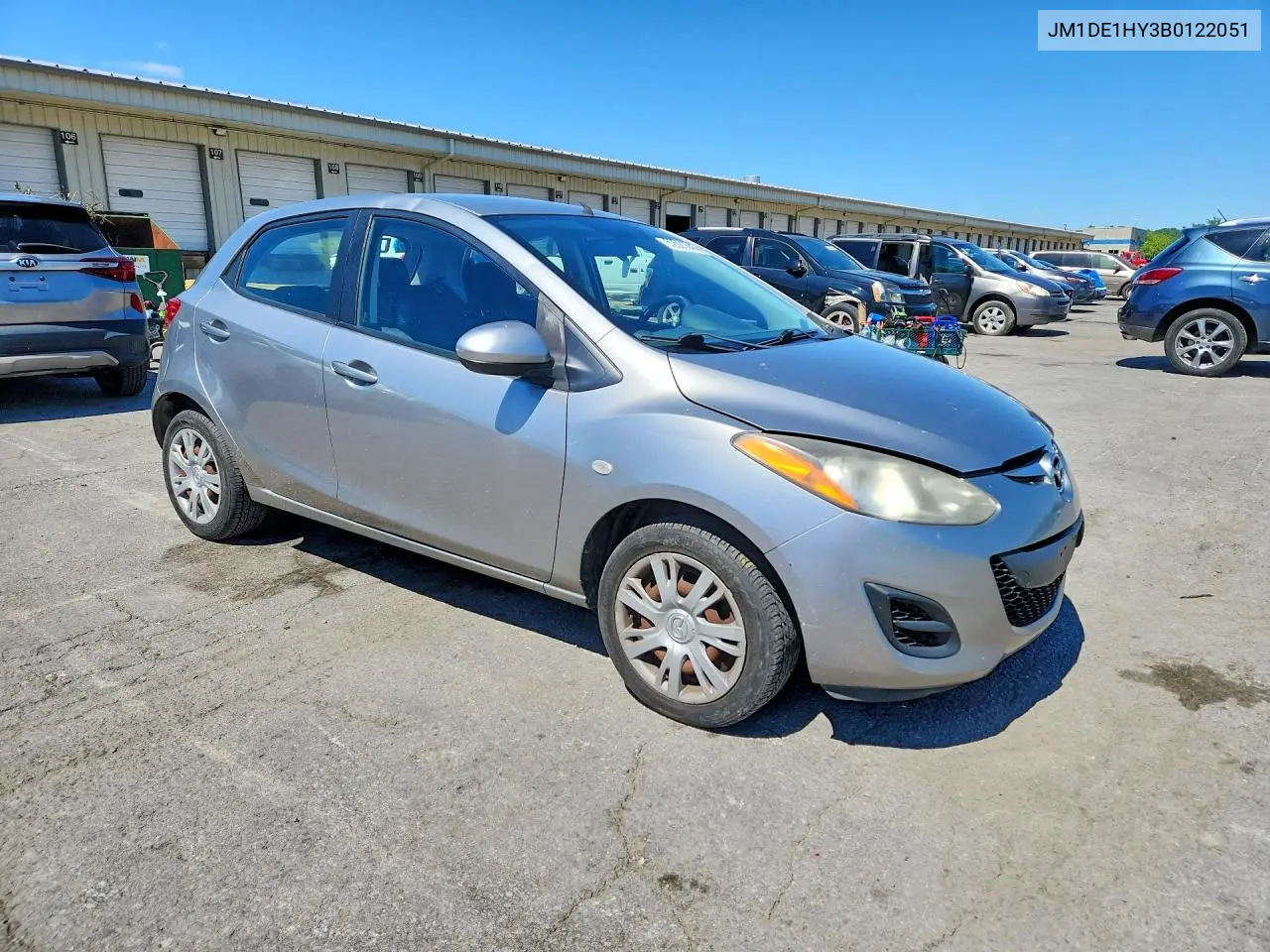2011 Mazda Mazda 2 VIN: JM1DE1HY3B0122051 Lot: 52521646