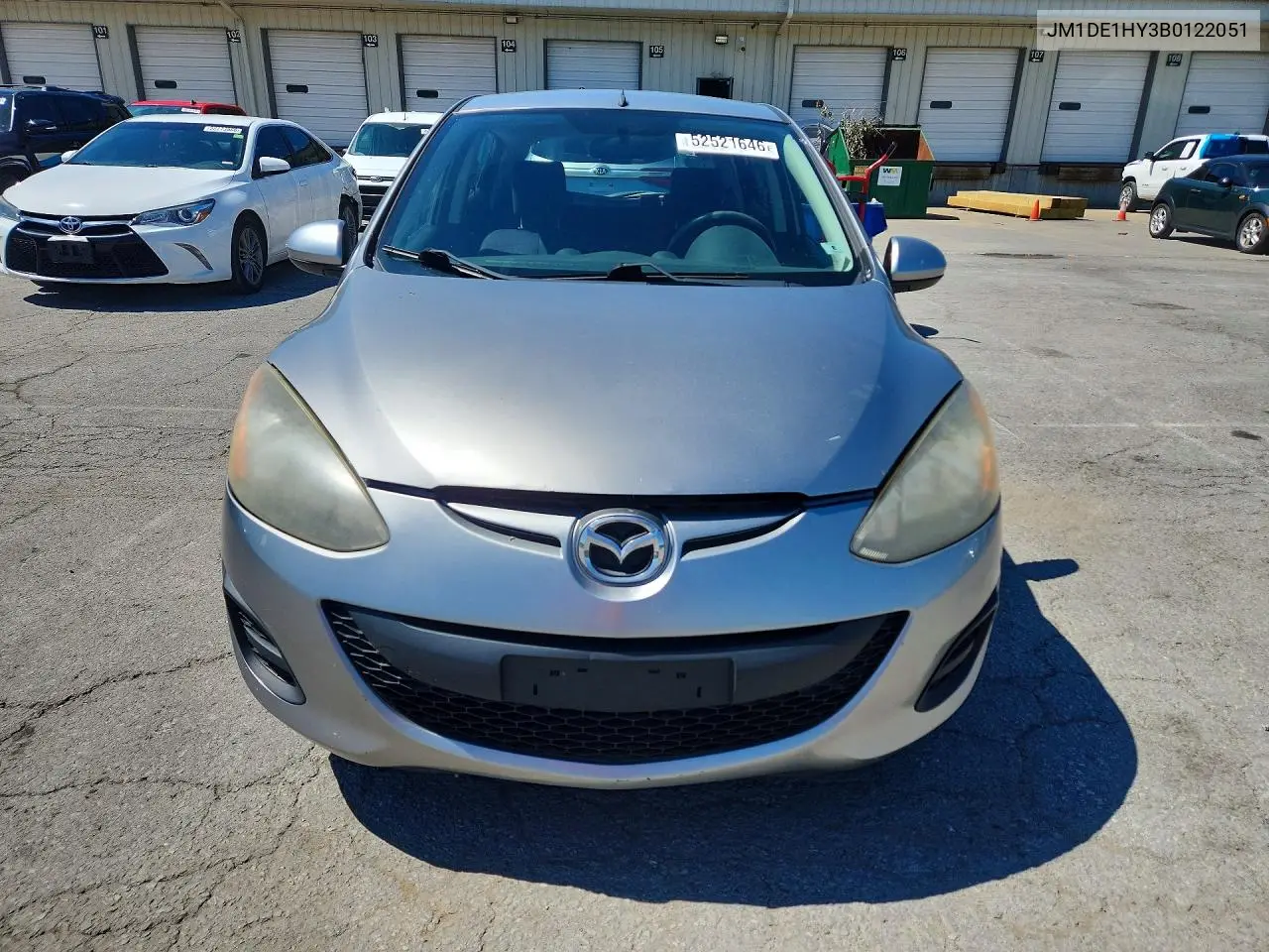2011 Mazda Mazda 2 VIN: JM1DE1HY3B0122051 Lot: 52521646