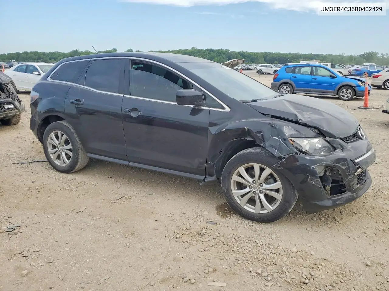 2011 Mazda Cx-7 VIN: JM3ER4C36B0402429 Lot: 53552276