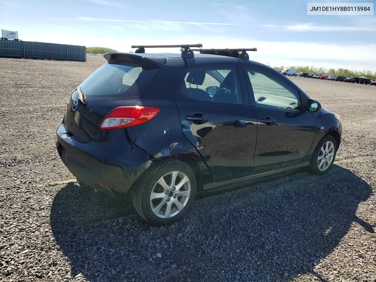 2011 Mazda Mazda2 VIN: JM1DE1HY8B0115984 Lot: 53636506