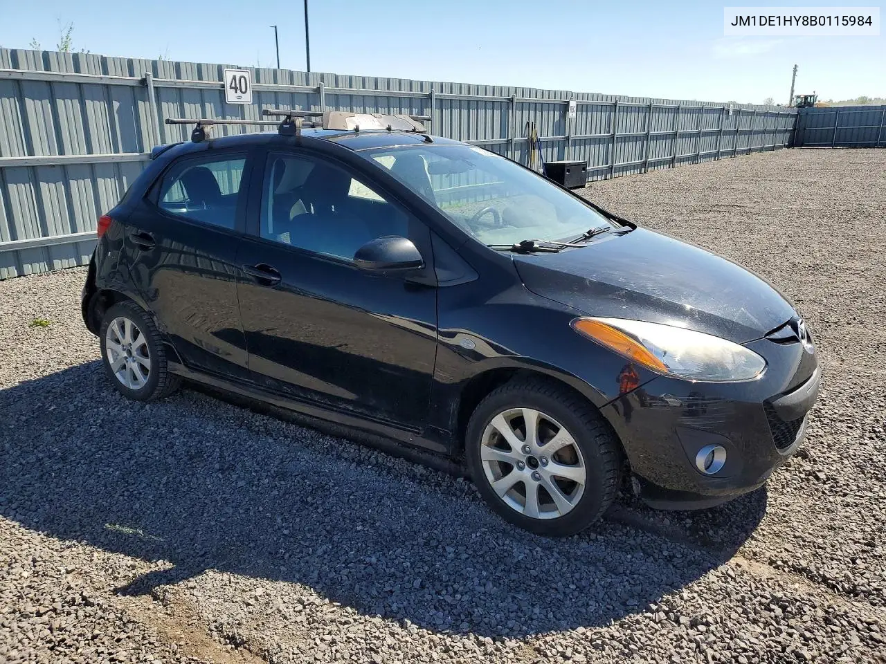 2011 Mazda Mazda2 VIN: JM1DE1HY8B0115984 Lot: 53636506