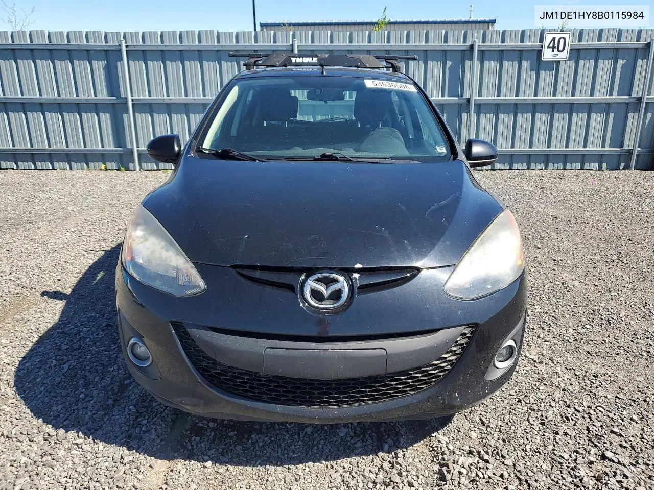 2011 Mazda Mazda2 VIN: JM1DE1HY8B0115984 Lot: 53636506