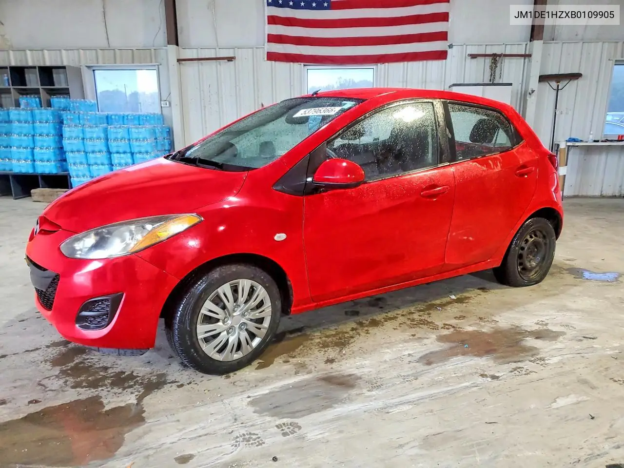 2011 Mazda Mazda2 VIN: JM1DE1HZXB0109905 Lot: 53796366