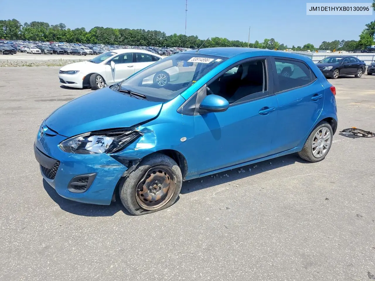 2011 Mazda Mazda2 VIN: JM1DE1HYXB0130096 Lot: 53814896