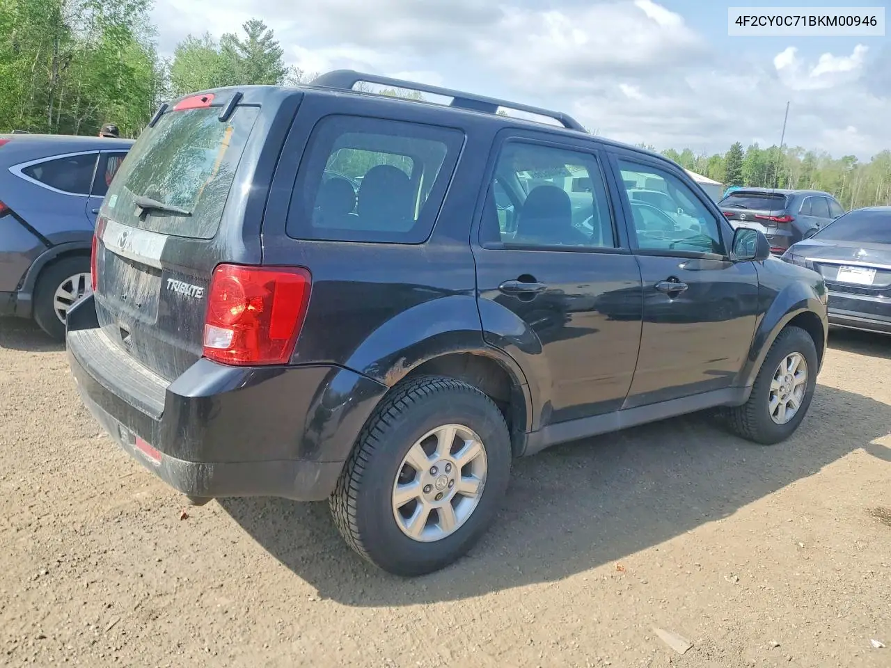 2011 Mazda Tribute I VIN: 4F2CY0C71BKM00946 Lot: 54006266