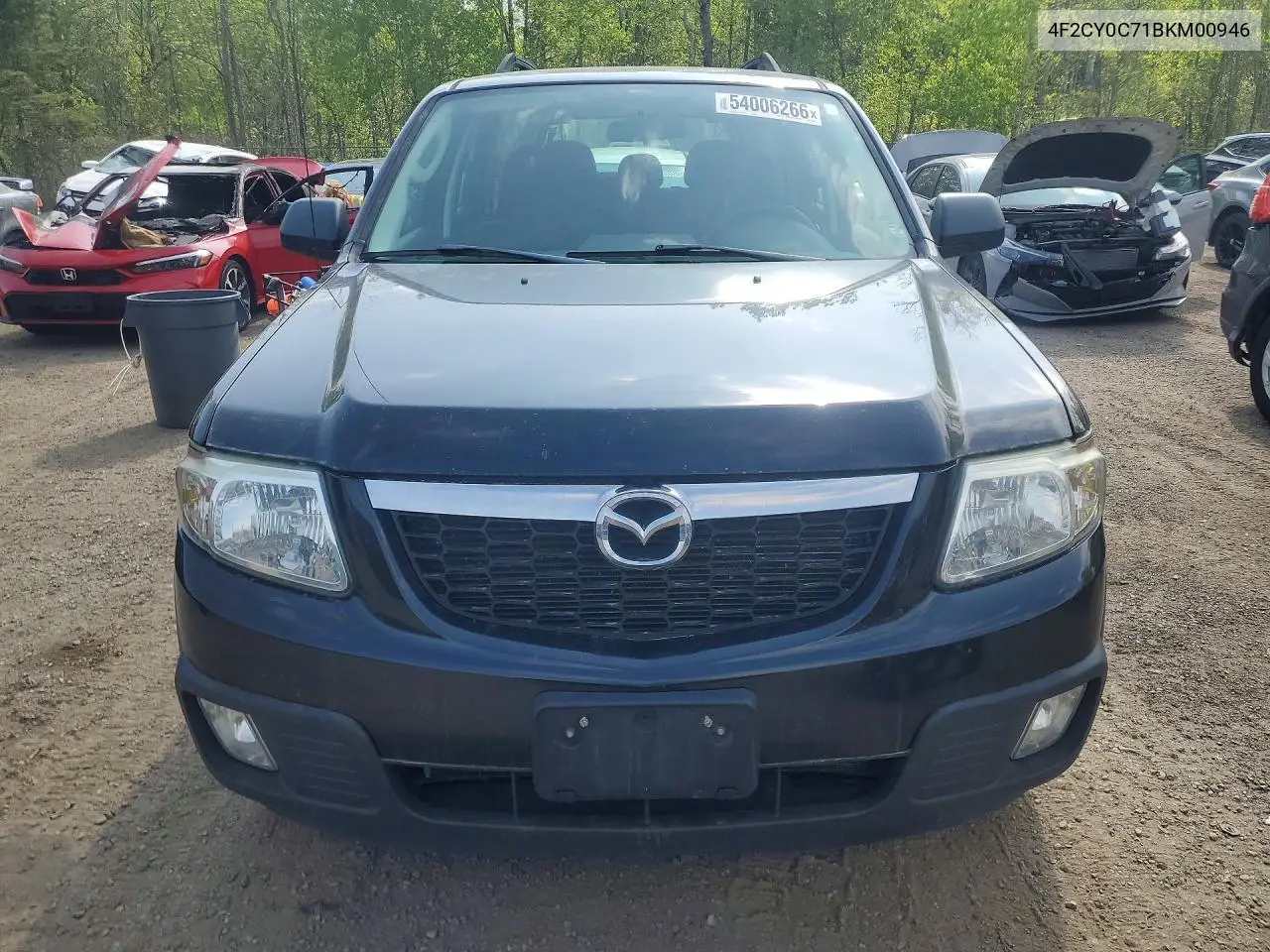 2011 Mazda Tribute I VIN: 4F2CY0C71BKM00946 Lot: 54006266
