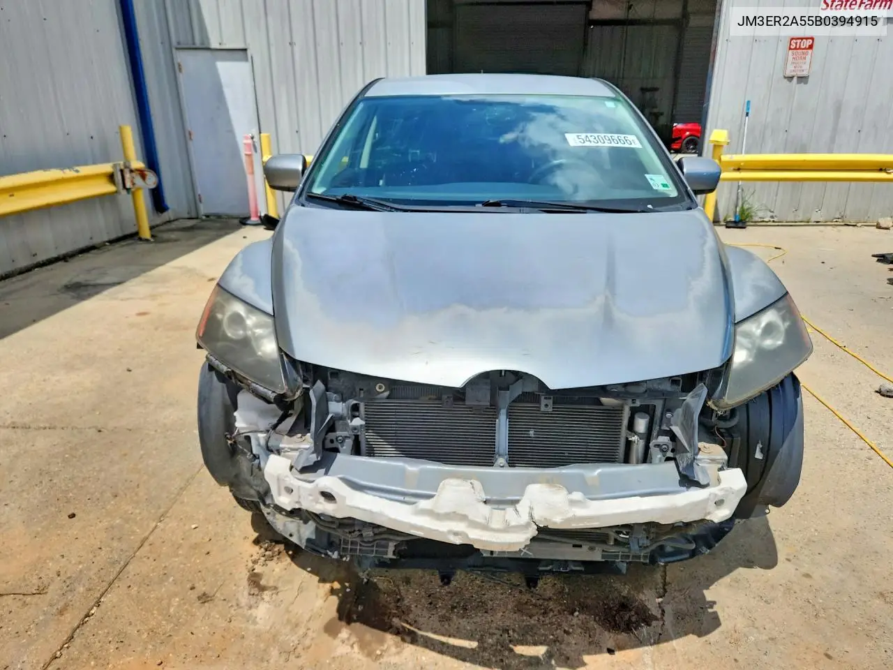 2011 Mazda Cx-7 VIN: JM3ER2A55B0394915 Lot: 54309666